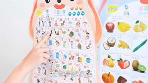 Mumystation Baby Early Education Learning Poster Kids Education Hanging painting ABC Alphabet Number Musical toys