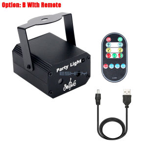 MINI 32 Patterns RG Laser Projector Party Light DJ Dance Disco Bar Family Christmas Effect Stage Lamp Show Y11