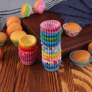 Mini Cake Baking Paper Tray 24 Slots Commercial Use 48/96/117 Slots Small Thumb Mushroom Paper Cups Kitchen Baking Supplies