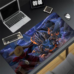 Bandai | Gaming Mouse Pad with Stitched Edge Non-Slip Base One Piece Extended Desk Mat Luffy Keyboard Mousepad for Office Home Computer