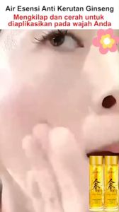 Ginseng Serum Hydrating Esensi Anti Kerut Serum Ginseng Extract Serum Anti Aging Ginseng Gold Polypeptide Essence Penghilang Kerutan Wajah Collagen Serum Liquid Hydrating Esensi Wajah Kulit Glowing Soothing 120ml