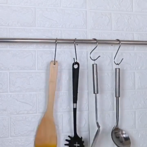 S-Shaped Hook for Kitchen & Balcony – Versatile Metal S-Hook / Metal Hanging Hook