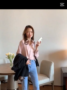 Stella Fashion Womens Fashion Chiffon Shirt Bottoming Shirt Casual Plain Basic Blouse For Women Polo Shirt