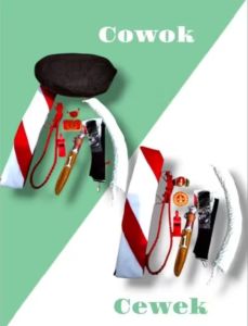 set alat petamuka cowo+baret cocok untuk perlengkapan peramuka