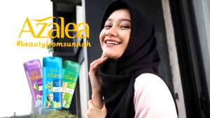 Paket Azalea Hijab Shampoo Zaitun & Ginseng 180 ml + Hair Vitamin Azalea Zaitun & Aloe Vera 80ml