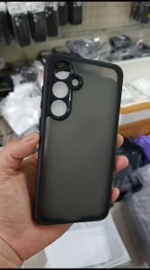 Casing Samsung S24 Fe Silikon Frosted Matte Magsave Ring Soft Case Handphone