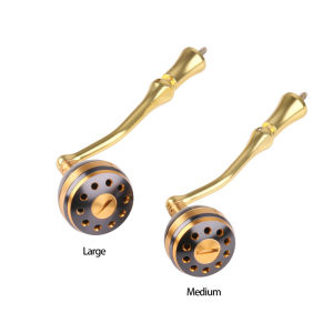 DEUKIO DIY Rose Golden Fishing Reel Handle Replacement Part Aluminum Alloy Handle Rocker Arm Fishing Tackle Grip Reel Accessory
