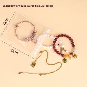 ZUOOU | Anti-Oxidation Transparent Jewelry Storage Bag with Zipper