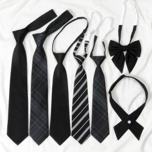 Ready Stock Jk Stripe Black Tie Shirt Decoration Bow Tie Male Hand Tie Couple Accessories Bowtie