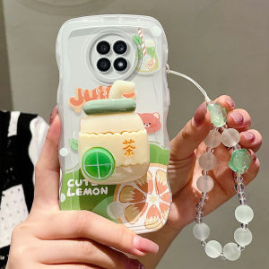 Cute Fresh Style Honor X20 Phone Case Womens Bracelet Stand Protective Silicone Shell Fashionable Anti-Fall Korean Style