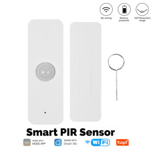 MOES | Cảm Biến PIR Thông Minh MOES Tuya WiFi/ZigBee Phạm Vi 8m Máy Dò Chuyển Động Hồng Ngoại Cơ Thể Con Người Dành Cho An Ninh Gia Đình Với Tính Năng Tự Động Liên Kết Cảnh Quan Chạy Bằng Pin