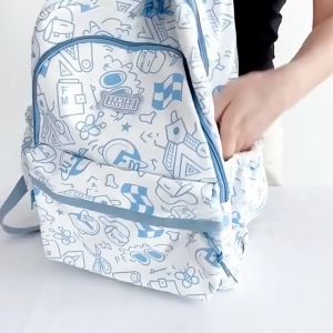 Just Star⚡จัดส่งฟรี สินค้าพร้อมส่ง⚡กระเป๋านักเรียนเด็กโตกระเป๋านักเรียนผู้ชายกระเป๋านักเรียนผู้หญิงกันน้ำทนต่อการสึกหรอน้ำหนักเบาแนวเก