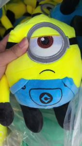 Potdemiel | Cute Minions Movie Characters Yellow Plush Toys Bob Stuart In Jeans Soft Dolls Toys & Hobbies Christmas Birthday Gift 1pcs