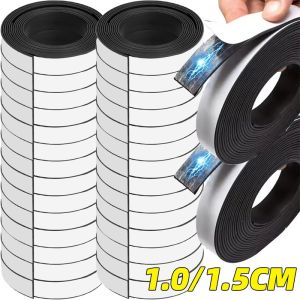 10Rolls Super Sticky Magnetic Rubber Tape / Flexible Cuttable Magnet Strip / DIY Craft Whiteboard Fridges Magnets