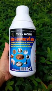 TKS - SUPER VỖ BÉO: Thức ăn cho vật nuôi Bổ Sung Lợi Khuẩn Cho Heo Bò Gà Lông Mã Đẹp - Chai 1 Lít