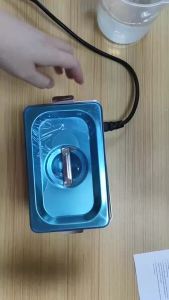 Máy Làm Sạch Siêu Âm 40KHZ Tần Số Cao 800ml Máy Rửa Đồ Trang Sức Đồng Hồ Răng Giả Kính - Máy Làm Sạch Siêu Âm 35W Dùng Trong Gia Đình