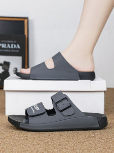 Casual Sports Mens Sandals Summer 2025 Anti-Slip Dual-Use Beach Shoes Large Size Outdoor Wear Driving Leisure Slippers