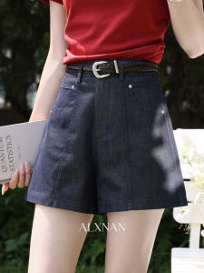 Quần Short A-Line Ôm Body Đa Dụng Màu Xanh Lam Sâu Cho Nữ
