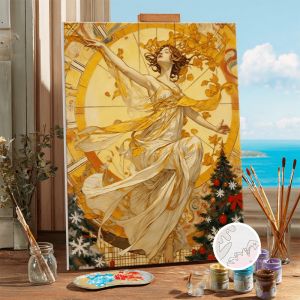 Painting By Numbers Anime Character  Adult Oil Kit DIY Acrylic Paint Canva Artwork Canva Art Gift Home Decoration