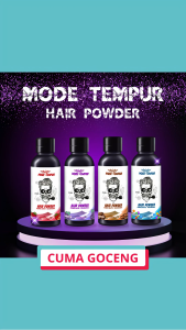 Hair Powder Mode Tempur Bubuk Penata Rambut Penambah Volume Anti Lepek