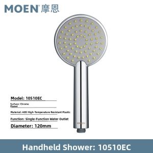 Moen Handheld Shower Head 10510/10530/HH5001/HH3009 Universal Shower Spray Head Modern Style Water Saving Rainfall Mode Manual Adjustment