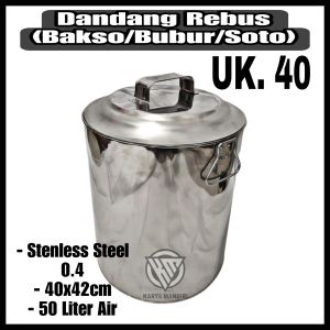 Dandang Bubur / Rebus Ukuran 40 45 50 Bahan Tebal