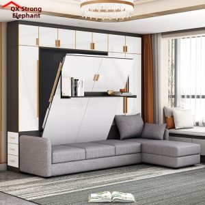 QIANGXIANG | Luxury Foldable Hidden Bed Sofa Combination Multi-functional