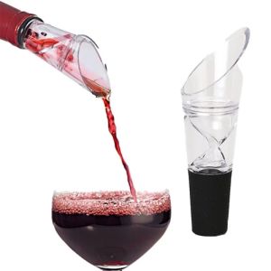 Pourer Decanter Red Wine Aerating Pourer Spout Decanter Wine Aerator Pouring Tool Pump Portable Filter Wine Accessories