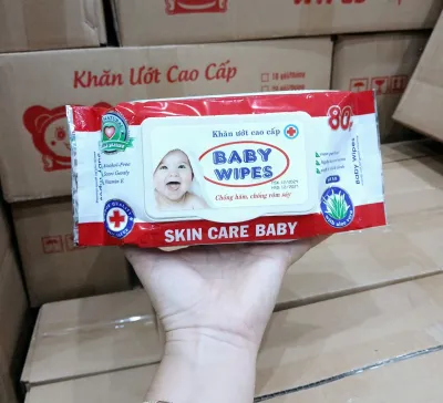 [ Thùng 20 Gói ] Khăn Ướt Baby 80gam Mùi Hương Dịu Nhẹ