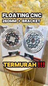 PIRINGAN CAKRAM DEPAN DISC BRAKE BIONG MODEL GENJI 260MM BEAT VARIO 110 SCOOPY GENIO VARIO 125 150 MIO SPORTY FLOATING FULL CNC