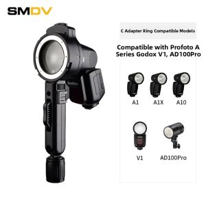 Quick Release Flash Handle Mount Adapter for SMDV and Profoto B10