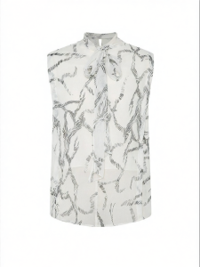 BADINA | High Quality 100% Silk Summer New Arrival Ladies Chiffon Shirt