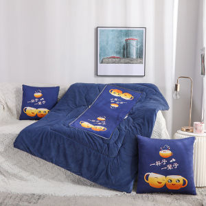 Warm Dual Use Pillow Blanket