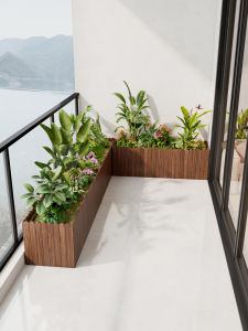 Durable Waterproof Wooden Planting Box