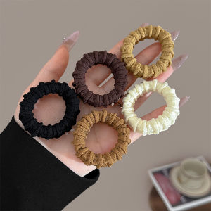 Durable High Elasticity Hair Ties Korean Style Fashionable Hair Bands for Low Bun Ponytail Holder New 2025 Elegant Hair Accessories