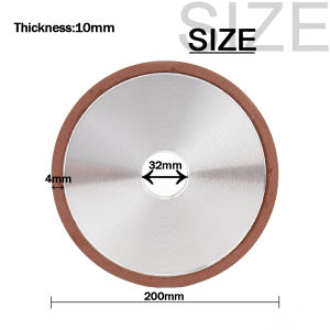 1pc 80-200mm Flat Diamond Grinding Wheel For Tungsten Steel Alloy Ceramic Glass Sharpenin Rotary Abrasive Tools Grit 150/320