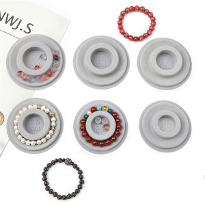 1ชิ้นแผงลูกปัด PE สีเทาสำหรับทำเครื่องประดับกำไล DIY ประดับด้วยลูกปัดถาดจัดระเบียบจานออกแบบงานฝีมืออุปกรณ์อุปกรณ์เครื่องใช้สำหรับการวัด