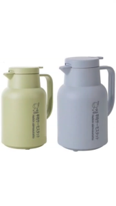 Bình thủy HOKORI 1L 1L5 nhựa VIỆT NHẬT cao cấp - Giữ nhiệt nóng lạnh nắp nhấn rót nước - 3981/2