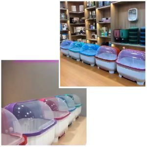 Rak Piring Plastik Pengering Botol Sendok Rak Mamah Muda Tempat Alat Makan Mangkok Sendok Aesthetic