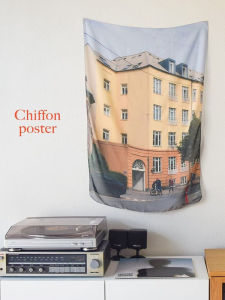 Khăn Trải Bàn Ăn Phong Cách Hàn Quốc Họa Tiết Cảnh Quan Bạt Cửa Sổ Sổ Mỏng Nửa Che Ánh Sáng Trong Suốt Rèm Cửa Sổ