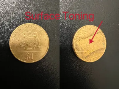 AJ STAR COLLECTION - MALAYSIA 30 Tahun Merdeka $1 Ringgit coin duit lama