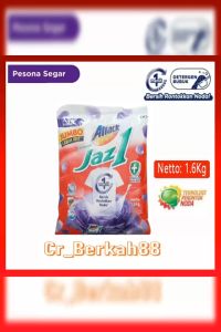 jaz 1 deterjen bubuk jumbo 16 kg / jazz1 deterjen pesona cinta 1 6 kg