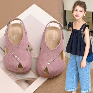 Polka Dot Soft Bottom Non-slip Summer Head Cover Sandals