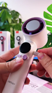 199-Speed Portable Turbo Handheld Fan Mini Cooling Fan with LED Display Battery Kipas Mini Boleh Laras