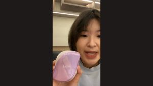 Lume Detangler Hair Brush Sisir Sikat Pelurus Anti Rambut Kusut Rontok Lumecolors Sisir Premium Dengan Tutup Travel