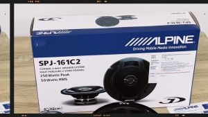 ลำโพงแกนร่วมติดรถยนต์ ALPINE รุ่น SPJ-161C2 ลำโพงแกนร่วมงรถยนต์ 6 นิ้ว 2ทาง ขนาดบางเพียงติดตั้งง่าย ให้เสียงระดับ SQ