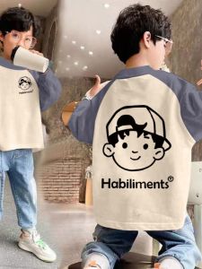 Áo Sơ Mi Trẻ Em Ấm Áp Hai Mặt Dervo Dài Tay Mùa Thu Đông Trang Phục Bên Trong Trung Niên Lớn Trẻ Em Trang Phục Trẻ Em