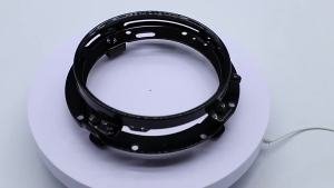Black/Chrome 7" LED Headlight Mounting Bracket Ring Headlight Mount Lamp Holder Bracket For Wrangler JK Suzuki Samurai Car Motor