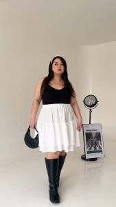 Luna Skirt Big Size - Tampil Stylish dengan Sentuhan Elegan yang Memukau