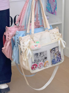 Túi Tote Sức Khỏe Lớn Thường Ngày Cho Sinh Viên Túi Đeo Vai Dáng Rộng Màu Trơn Phong Cách Hàn Quốc Túi Đi Du Lịch Túi Đi Làm Túi Đi Học